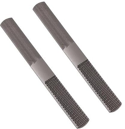 DOITOOL 2stücke Raspelfeile Aus Kohlenstoffstahl Schleiffeile Tischlerwerkzeug Handwerkzeug Für Holzschnitzerei Silber