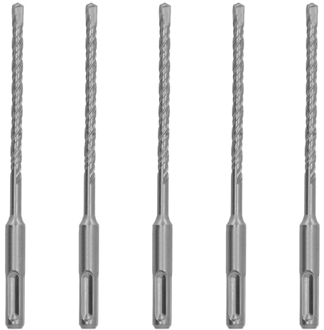 SDS Plus Hammerbohrer 5 St¨¹ck 6mm x 160mm Mauerwerksbohrer zum Bohren von Beton, Stein, Ziegeln und Felsen