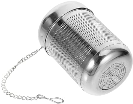 COLLBATH Wiederverwendbarer Teeinfuser Aus Für Lose Teeblätter Mit Kette Und Filtersieb Für Tee Und Gewürze Praktisch Und Einfach Zu Reinigen