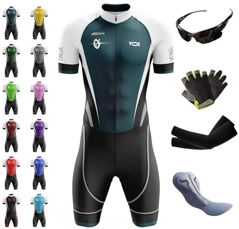 Cykling, skinndräkt, gel, vadderad, herr, MTB, triathlon tri-dräkt, snabbtorkande, cykling, skinndräkt för cykling, träning, vägcykel, topp, cykelkläder, 5, 3XL