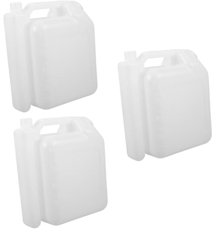 Uonlytech 3pcs Oil Mixing Bottle for Gasoline Petrol Mixing Tank for Two- Engines Easy Pour Design for Accurate Oil Ratio for Motorcycles and Outdoor Equipment