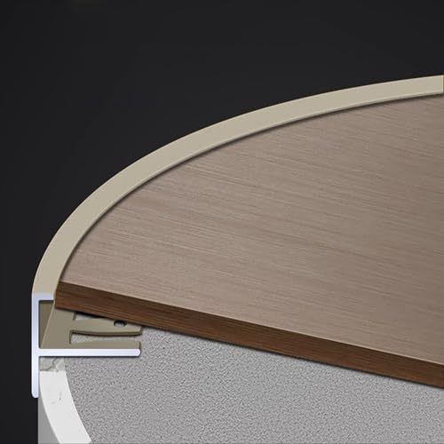 Raouoae Lot De 2 Rails Flexibles En F Pour Carrelage - Profilé De Bord D'escalier De 135cm Pour Sécurité Sur Marches - Protection Durable Avec Meilleure Adhérence Pour Éviter Glissades (carrelage Et B