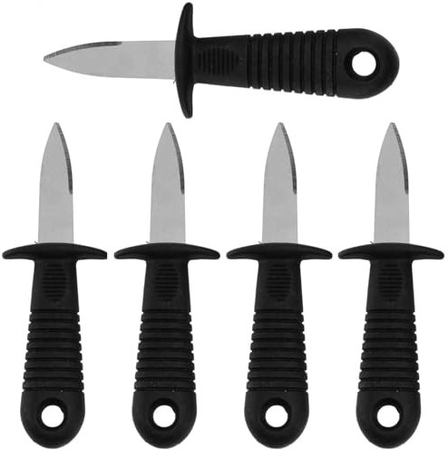 GZTFPQ Oyster Shucking Knife Set with Hand Guard - 5 PCS Shellfish Tool Gift Set
