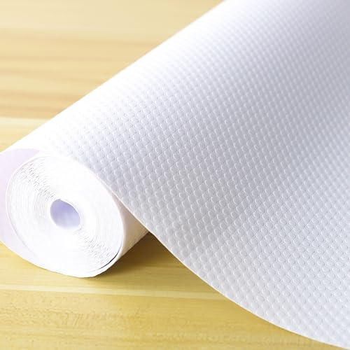Rutschfeste Regaleinlage, 50,8 cm breit x 6,8 m, für Küchenschrank, Schublade, wasserdicht und öldicht, Schubladenmatte für Schrank, Speisekammer, nicht klebend, für Kühlschrank, Regal, starker Halt
