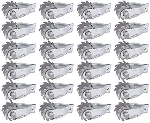 24Pcs Inline Ratchet Strainer Fence Wire Tensioner for Electric Fence Farm Enough. You. for. to. It. Install. it. Strong. Keep. be. Livestock. Excellent. ensures.