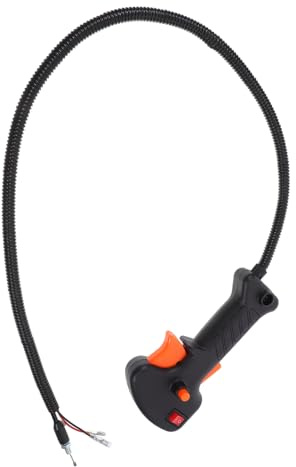 Abaodam Interruttore maneggevole Strimmer Maniglia del tagliaerba per la Cura del Prato Manico del decespugliatore Cavo Cutter Presa ergonomico Maniglia dei Trimmer ABS
