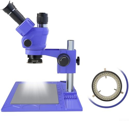 HEBEOT Sorgente luminosa regolabile del microscopio del LED con 80 perline della lampada ad alta luminosità Illuminazione a risparmio energetico antipolvere a prova di fumo per applicazioni di