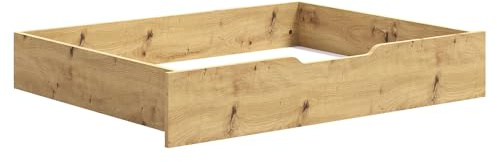 Schlafzimmer Bettschublade Bettschubkasten mit 113 cm Breite, Eiche, modern