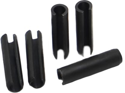 Perni a molla divisi Coppiglia elastica in acciaio nero, perno di posizionamento cilindrico, perno di tensione, perno a molla M1,5 M2 M2,5 M3(M1.5 50pcs,6mm)