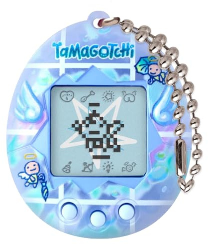 Bandai Tamagotchi Original Rainy Angel Digital Pet | Nurture And Raise The Original Tamagotchi Electronic Pet | Tamagotchi Japanese Kids Toys For Girls And Boys Make Great 90s Retro Gifts