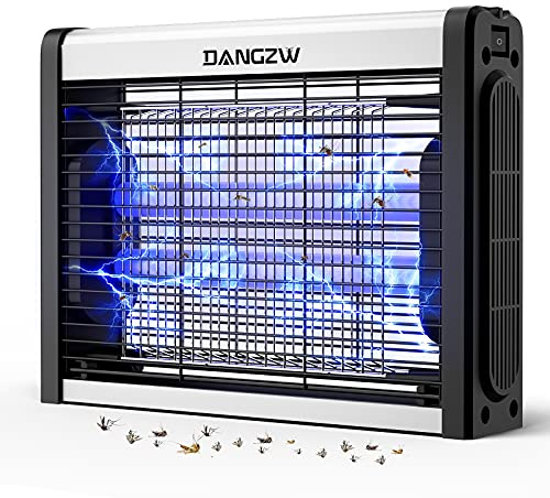 Lámpara Antimosquitos Eléctrica 2500V, 4W UV Exterminador de Insectos, Mata Moscas con Bandeja Extraíble, Trampa para Mosquitos para Casa, Cocina, Dormitorio, Salón