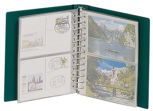 Lindner 1103K - G Postkarten-Album CLASSIC-grün