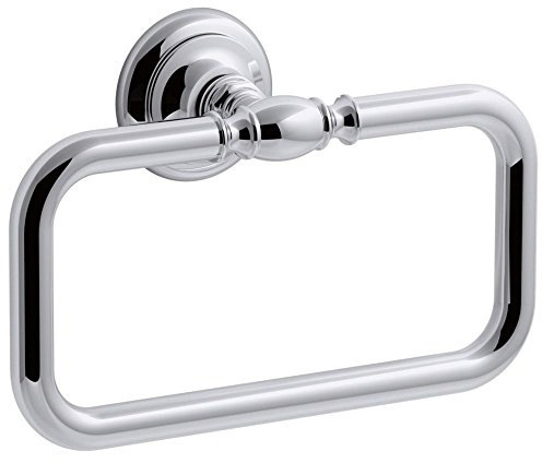 KOHLER K-72571-CP Artifacts Towel Ring, Polished Chrome