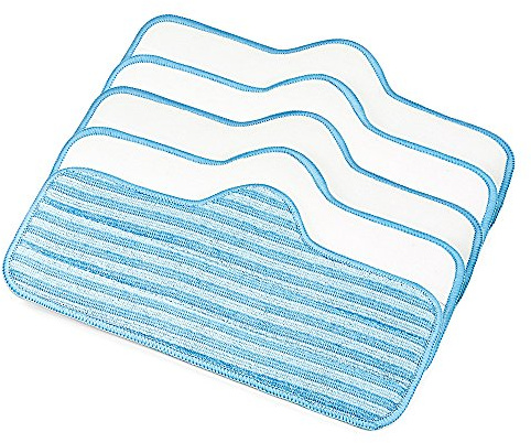Dupray Washable Microfiber Floor Pads, Neat and Neat Plus Steam Cleaner Accessory, Pack of 5