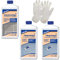 HAUSWERK.shop Lithofin KF Pflegereiniger 2 x 1 Liter/KF Intensivreiniger 1 Liter + Einweghandschuhe