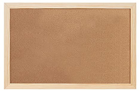 RENRUIRUI Kork Pinnwand Kiefernholzrahmen Große Dekorative Bulletin Board, Für Home Kitchen Study Entrance Office School Mit Push Pin Und Fixing Kit(Size:50X70CM)