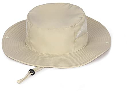 Zylioo L/XL Safari Sonnenhut für Großen Kopf UV Schutz Buschhut Boonie Hat Übergroße Wanderhut Outdoor Fischerhut