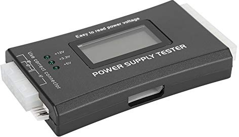 Computer ATX Power Supply Tester,ATX Power Supply Computer Host Inspection and Maintenance Tester Tool with LCD Display