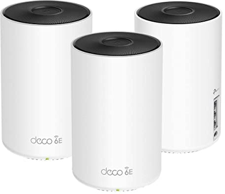 TP-Link Deco AXE5300 Wi-Fi 6E Tri-Band Whole-Home Mesh Wi-Fi System, 3-Pack (Renewed)