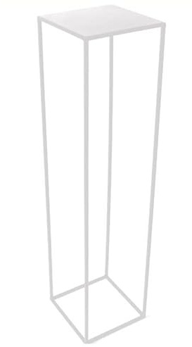 DIXIE STORE Jardinière | Plate-Bande Loft en Métal 363 Jardinière | Support pour Plante Imaginatif | pour La Décoration Intérieure et Extérieure, Grande Impression, Blanc