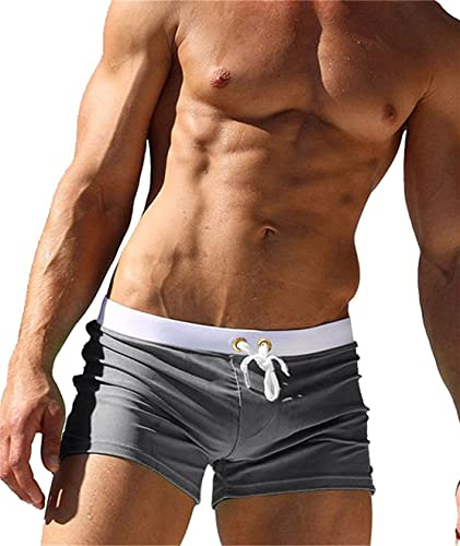 Kfnire Costumi da Bagno, Pantaloncini da Boxer da Bagno con Pantaloncini Corti da Bagno