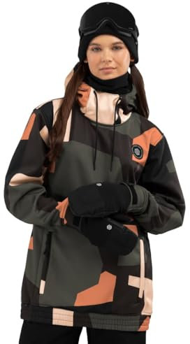 SIROKO - Snowboardjacke für Damen W1-W Sandboard - M - Schwarz/Braun