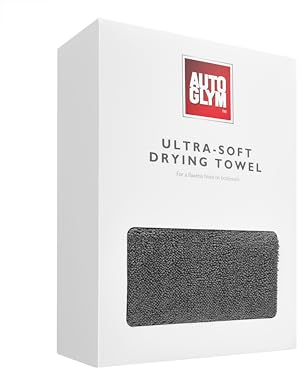 Autoglym Ultra-Soft Drying Towel, Extra Large Car Drying Towel, Ultra-Absorbent Twisted Loop, Lint Free Finish