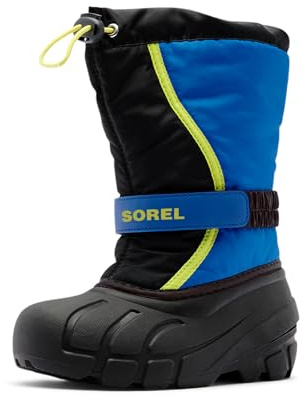 Sorel Barns Flurry Stövel, Vädertät Skal, Plysch Filt Insida, Säkert Grepp, Lätt Att Dra På - Ungdom Unisex Liten
