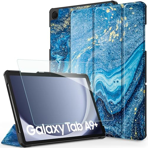 CACOE Case for Samsung Galaxy A9+ Plus Tablet +Screen Protector, Quicksand