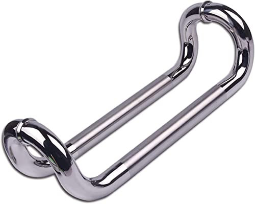 HUAGEAIDALOL Lot de 2 poignées de Porte de Douche en Verre avec Finition entièrement polie | Bouton de Remplacement Robuste pour Porte de Douche | Serviette pour Cabine de Douche