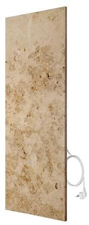 Marwona Marbre Pierre Naturelle Chauffage Infrarouge avec WiFi Thermostat I 800 W I Jura B-800 I Marbre Chauffage Infrarouge mural à économie d'énergie I 5 ans de garantieI2e choix avec défauts