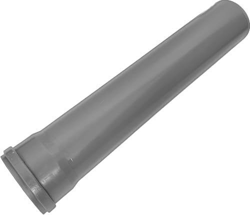 HT-Rohr DN 50 mm 315 mm mit Dichtung Grau PP Kunststoff | Abwasser | Abflussrohr | Abflußrohrsystem DN 50x315mm Ablauf | Kanalrohrsystem | komplettes HT-System