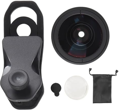 Phone Wide Angle Lens 170 Degree Ultra Wide Angle HD Clip On Cell Phone Camera Lens for Most Smartphones