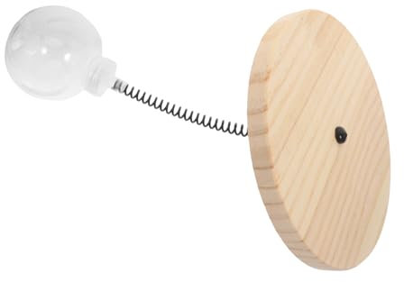 PEPLAYTAL Starter Für Leckereien Für Haustiere Zum Füttern Von Haustieren Katzenleckerli-werfer Kniffliger Festlichkeitsball Hund Leckt Slow-Feeder-Ball Khaki Feder