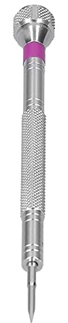 Cryfokt Klocka med Reparerande Skruvmejsel med Rakt spår. Halkfritt Bärbart Verktyg för Exakt öppning Av Klockfodral i Rostfritt Stål (Ett ord 1,6 mm)