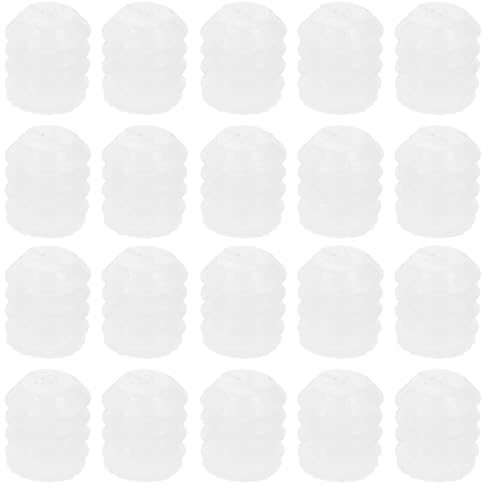 Generico Set da 150 Pezzi Tasselli di Plastica Filettatura Interna ed Esterna per Cerniere Mobili Inserti per Tasselli per Sportelli Armadi Accessori per Installazione e Sostituzione