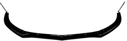 Aileron Avant Voiture Lame Pare-Chocs Avant extérieure inférieure Spoiler Lame séparation pour Mercedes pour Benz Classe C W205 S205 C63 pour AMG 2015-2022 Becquet Garde Kit(Noir Brillant)