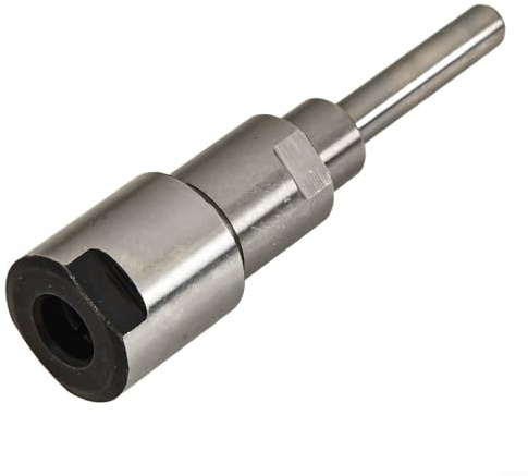 Niceminiwall Oberfräsen-Bit-Adapter, Verlängerungsstange für 10,2 cm, 8 mm und 6 mm Schaft-Fräser, Karbonstahl-Spannzange für Holzbearbeitung und Gravur (/4 Schaft bis /4)
