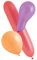Assorted Colors & Shapes Party Balloons - Pack of 100 - Vibrant Large Balloons for Celebrations & Events