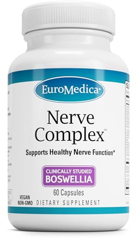 EuroMedica Nerve Complex - Nerve Function and Peripheral Support - 60 Count