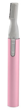 Elektrischer Augenbrauen Trimmer für Rosa Kompakt Batteriebetrieben für Gesicht und Körper Trimmer und Augenbrauenkamm aus Strapazierfähigem Kunststoff und Aluminium