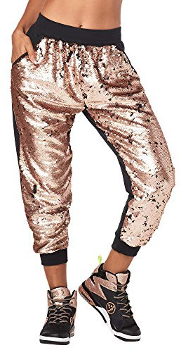 Zumba Soft Lightweight Activewear Capri Harem Fitness Workout Pants for Women