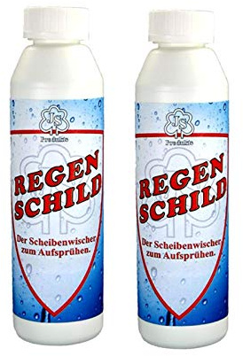 HAC24 2er Set Regenschild Auto Scheibenversiegelung 250ml Glasversiegelung Regenabweiser KFZ Regen Glas Scheiben Versiegelung