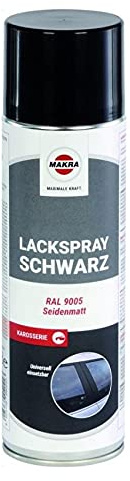 MAKRA Lackspray schwarz seidenmatt 500 ml