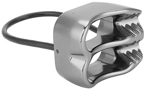 Dispositif d'escalade, Dispositif d'assurage Kit de contrôle de Descente en Descente Dispositif de Rappel en Alliage d'aluminium pour Les Amateurs d'escalade Professionnels