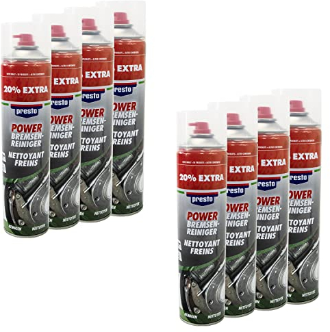 Bremsenreiniger Power Teilereiniger Spray Presto 307287 8 X 600 ml