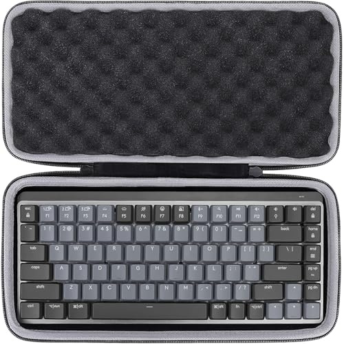 co2CREA Estuche rígido de Viaje para Logitech MX mecánico Mini Teclado inalámbrico Iluminado, Solo Funda