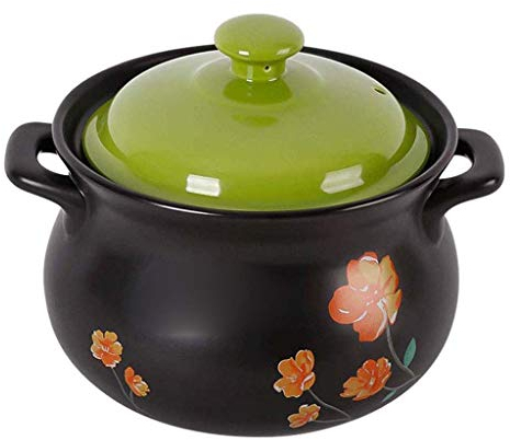 SUNMME Casserole,Non-stick Lid Stone Soup kitchen u with Tempered Glass Cover Anti-warping Non-toxic Can Be Washed in the Dishwasher (Color : Orange) (Red) (Green A)