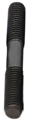 1PCS M8 M10 M12 Grade 8,8 Schwarz Stahl Stange Doppel Gewinde Schraube Stange Stehbolzen (Size : 140mm, Color : M8 1pc)