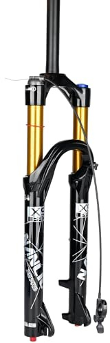 NANLIO X9 PRO MTB Luftdruck-Federgabel 34mm | 26/27,5/29 Zoll | 140/160 mm Federweg | Öl-Luft-Dämpfung | Lockout | 100x15/9 mm Achse (Rmote, X9 Pro-29Inch 140mm)